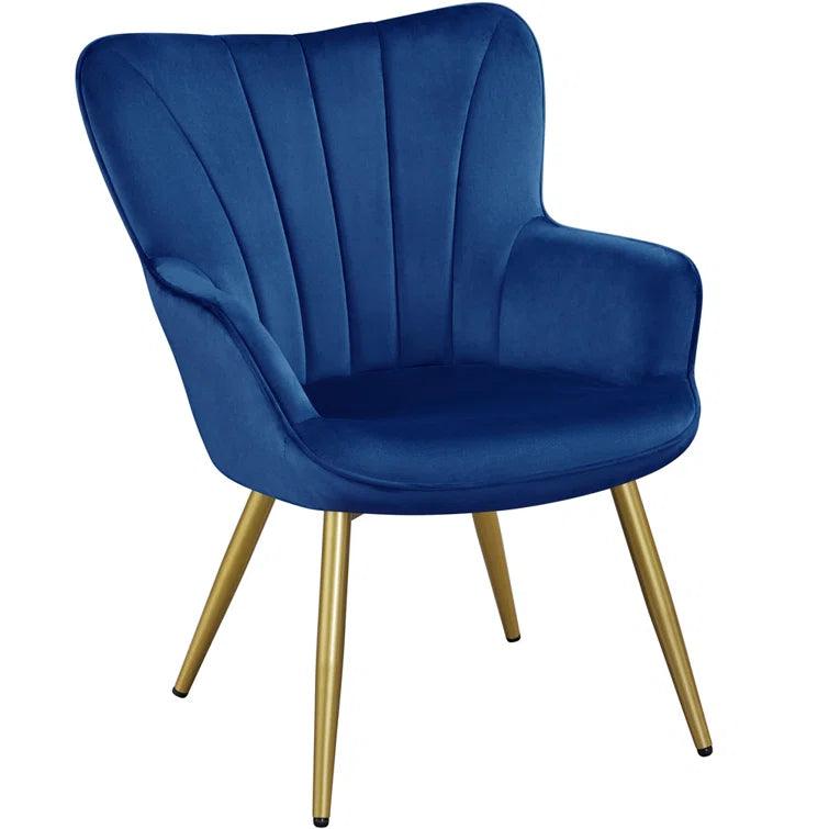 Cotati 63.5Cm Wide Tufted Velvet Armchair - Ouch Cart 