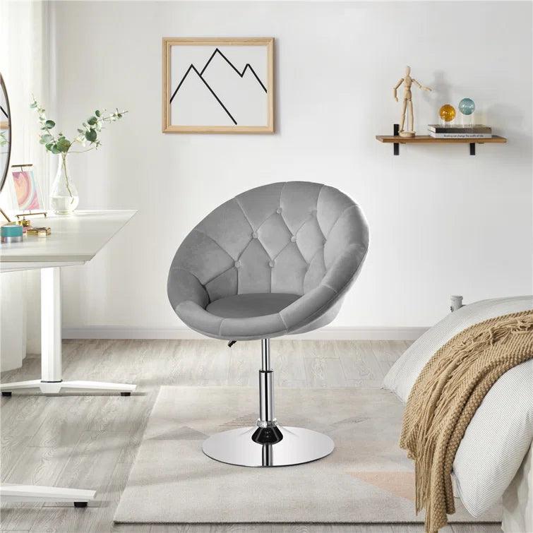Cotati Wide Tufted Swivel Tub Chair - Ouch Cart 