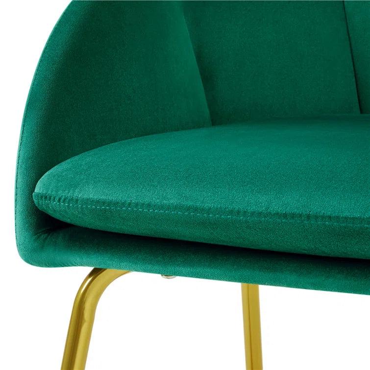 Cotati Wide Velvet Tub Chair - Ouch Cart 