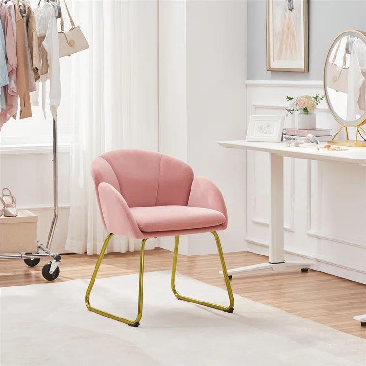 Cotati Wide Velvet Tub Chair - Ouch Cart 