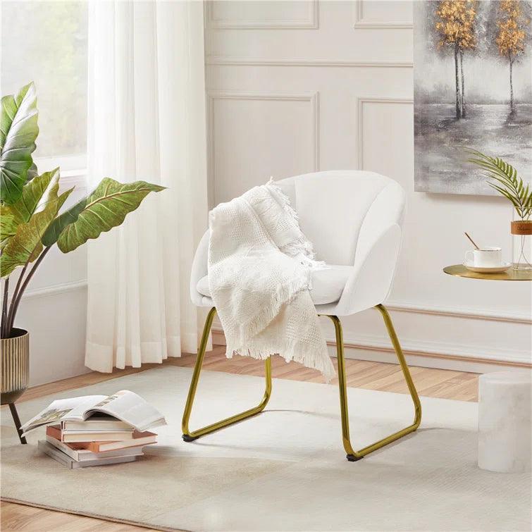 Cotati Wide Velvet Tub Chair - Ouch Cart 