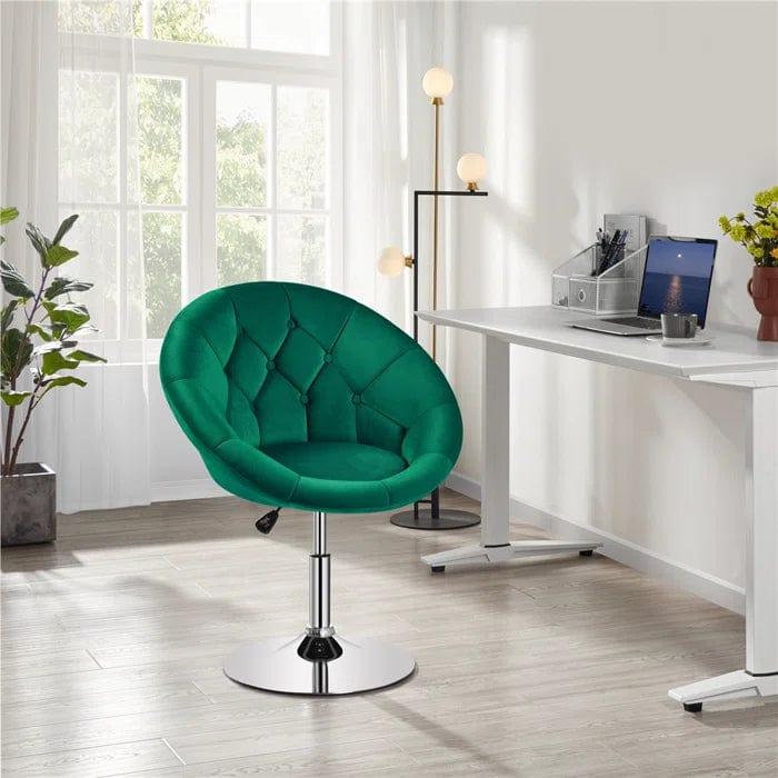 Cotati Upholstered Swivel Barrel Chair - Ouch Cart 
