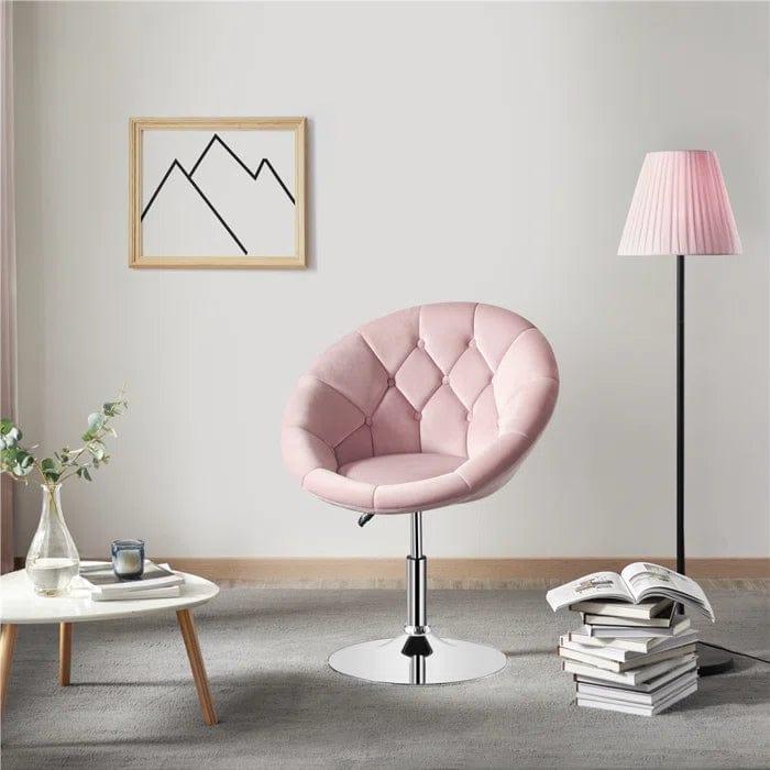 Cotati Upholstered Swivel Barrel Chair - Ouch Cart 