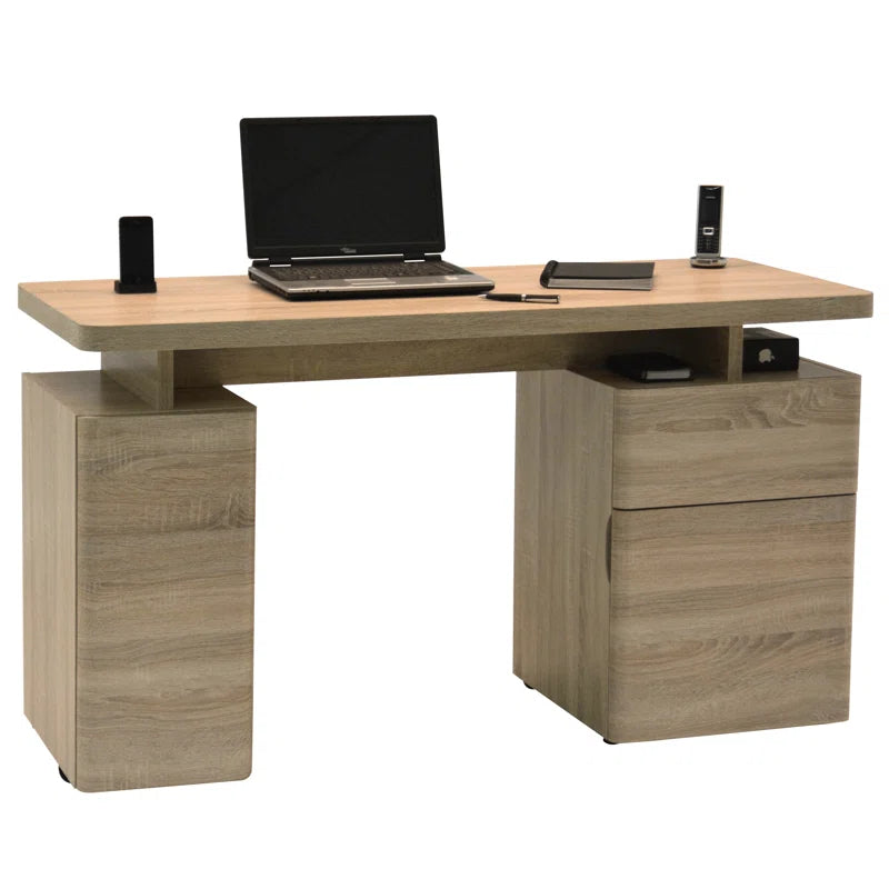 Sleek Modern Writing Spacious Work Surface