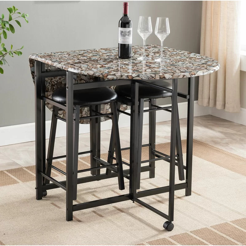 Breakfast Pub Set, Table & 2 Stools