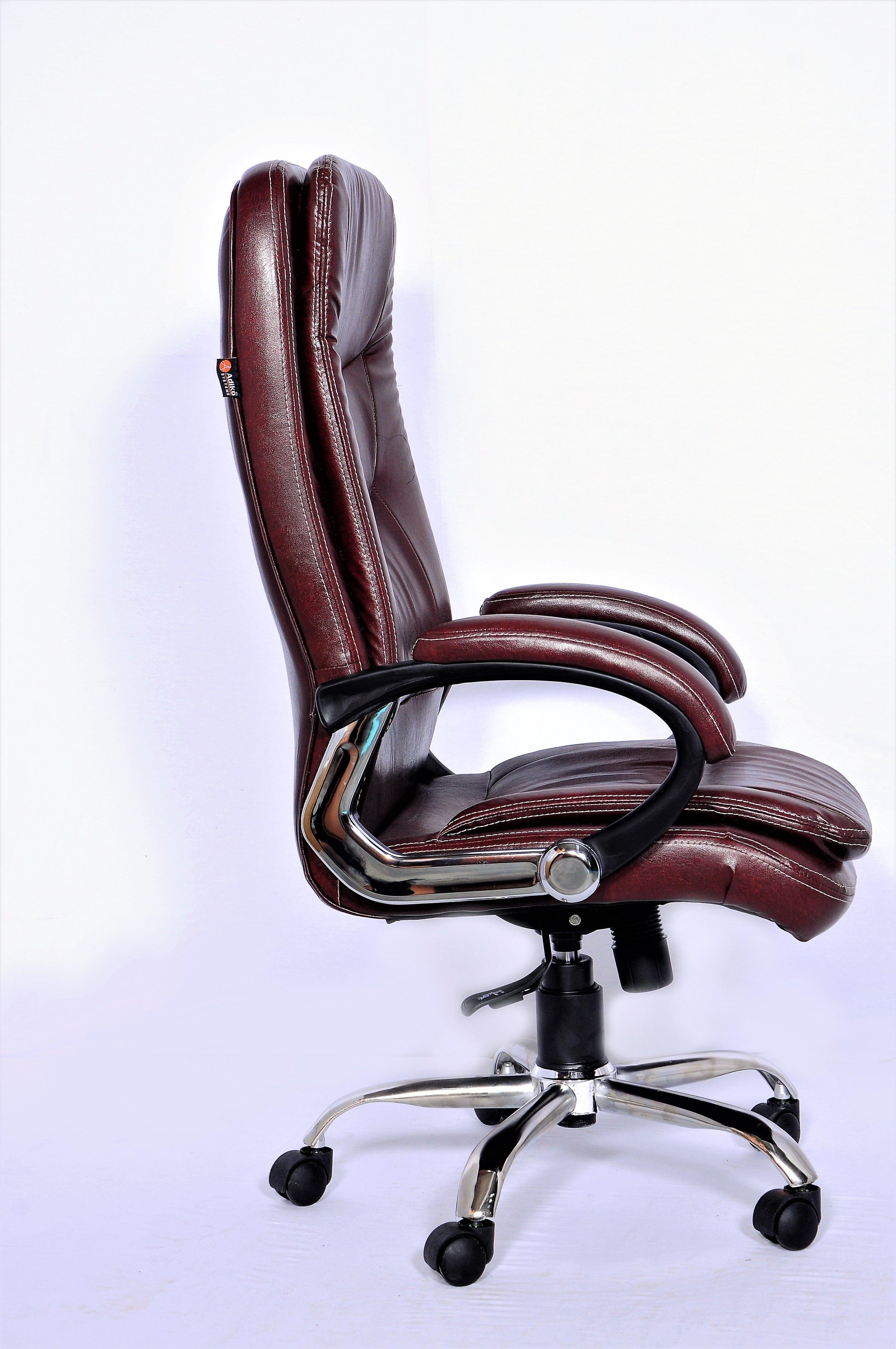 Adiko Executive Chair In Brown - Ouch Cart 