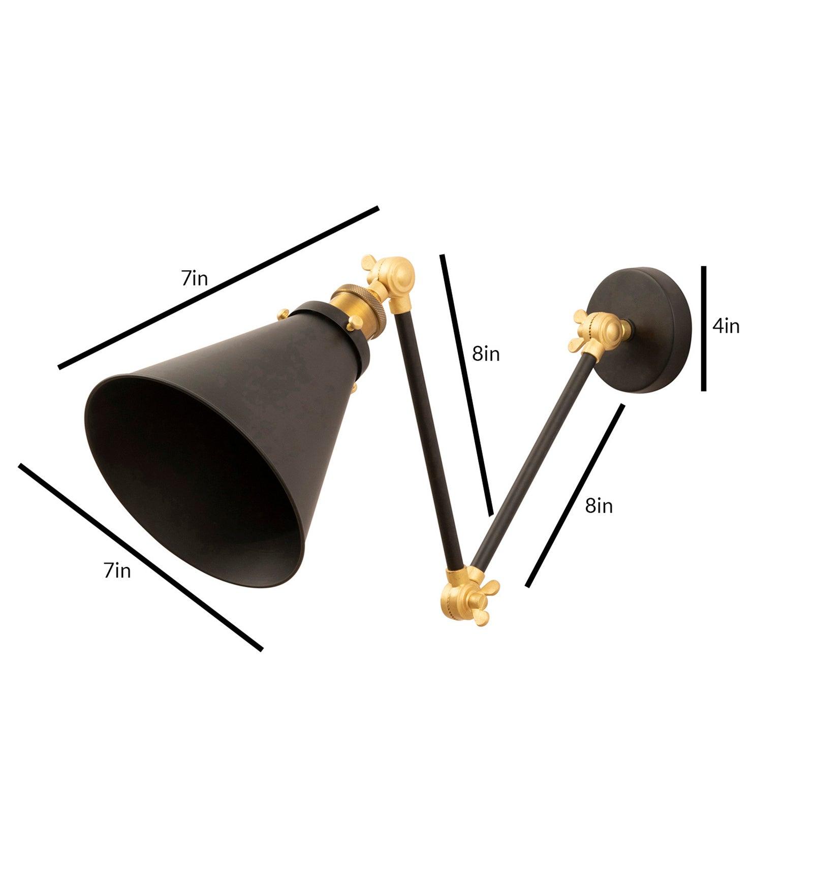 Mimmic Black Wall Sconce - Ouch Cart 