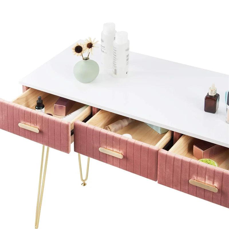 Alexey Dressing Table with Mirror - Ouch Cart 