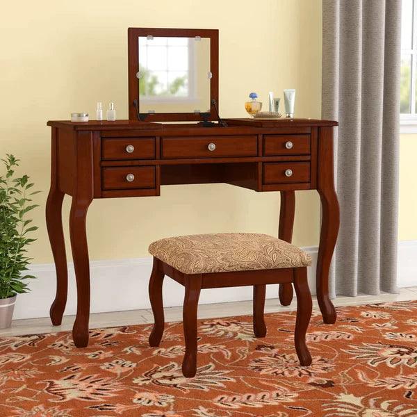 López Vanity dressing table with drawers - Ouch Cart 