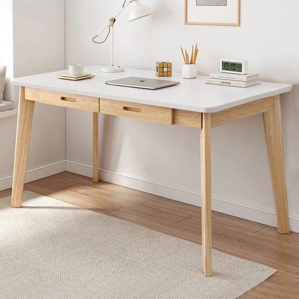 Mario Wooden Study Table with Drawer Storage - Ouch Cart 