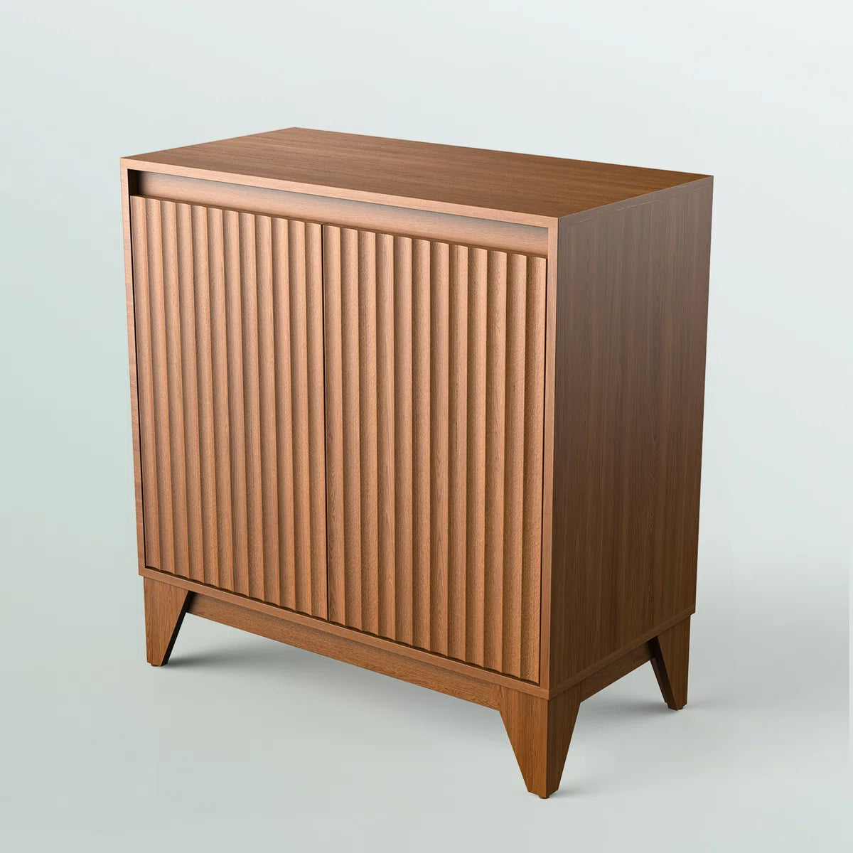 2 - Door Accent Cabinet With Adjustable Shelf