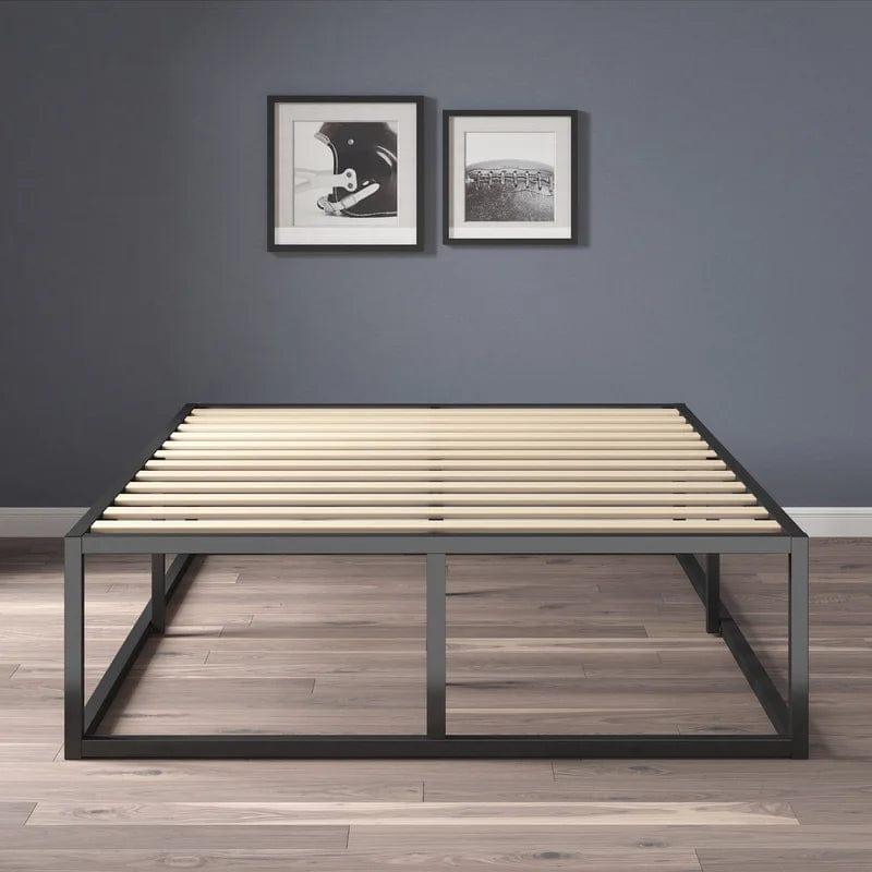 Dekker Minimal Metal Bed Frame - 35 cm High - Ouch Cart 