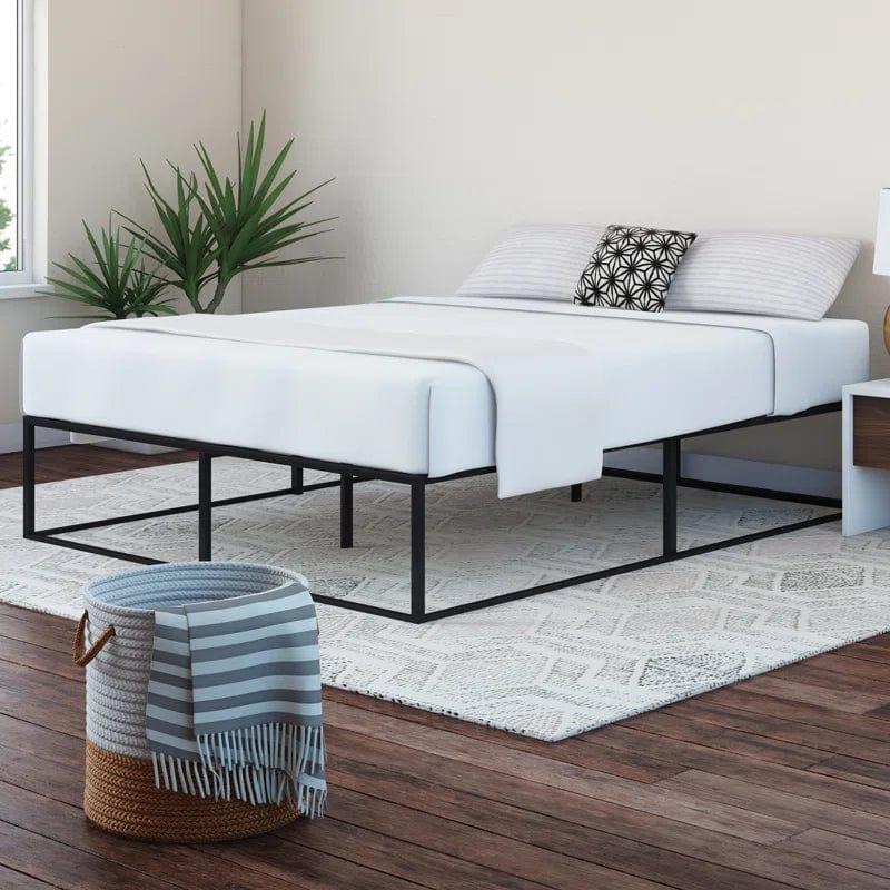 Dekker Minimal Metal Bed Frame - 35 cm High - Ouch Cart 