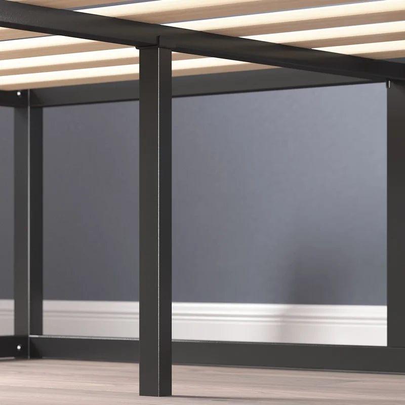 Dekker Minimal Metal Bed Frame - 35 cm High - Ouch Cart 