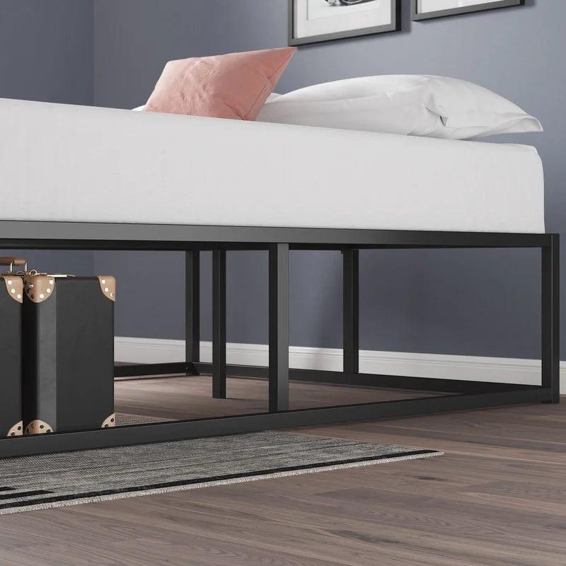 Dekker Minimal Metal Bed Frame - 35 cm High - Ouch Cart 