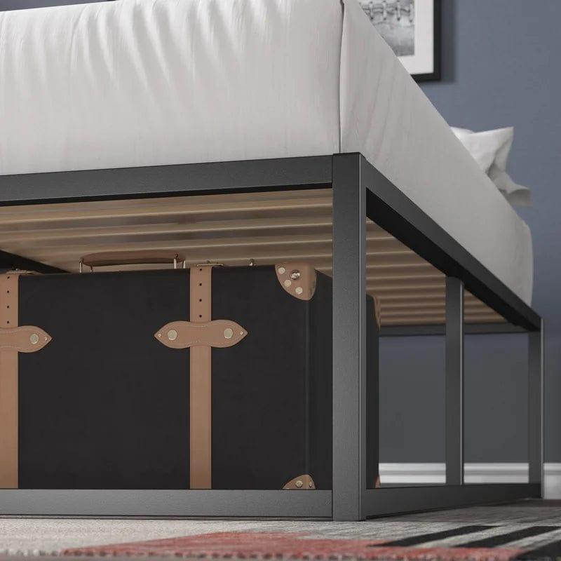 Dekker Minimal Metal Bed Frame - 35 cm High - Ouch Cart 