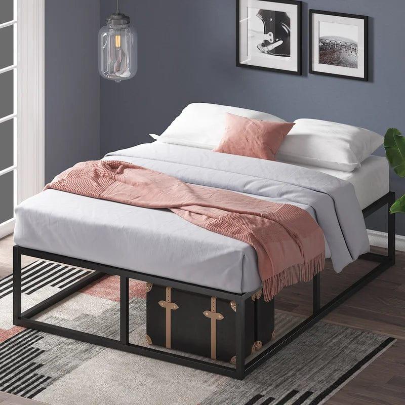 Dekker Minimal Metal Bed Frame - 35 cm High - Ouch Cart 