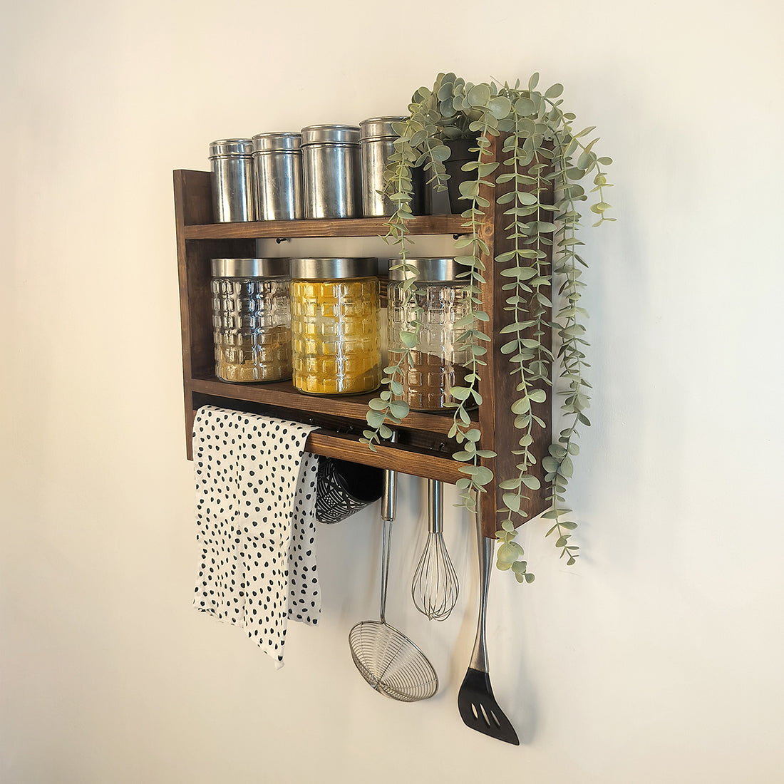 Diana Wooden Kitchen Storage Rack