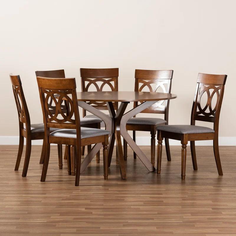 7 - Piece Dining Set (Set of 7) - Ouch Cart 