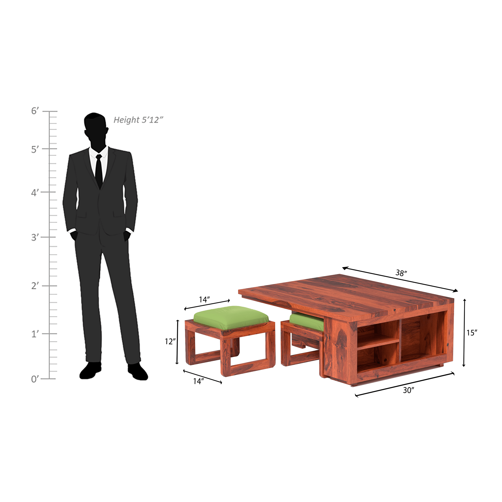 Mocha Mingle Coffee Table