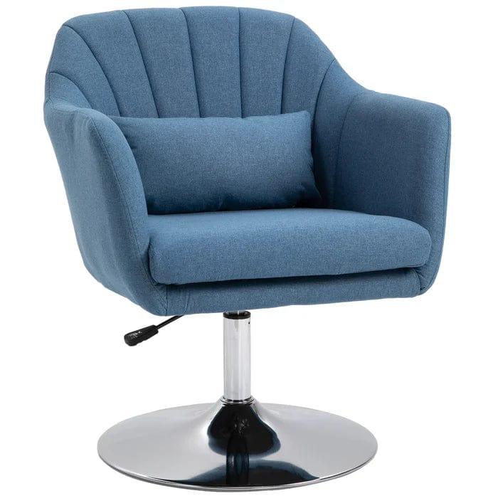 Dorree Upholstered Swivel Armchair - Ouch Cart 