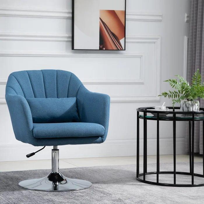 Dorree Upholstered Swivel Armchair