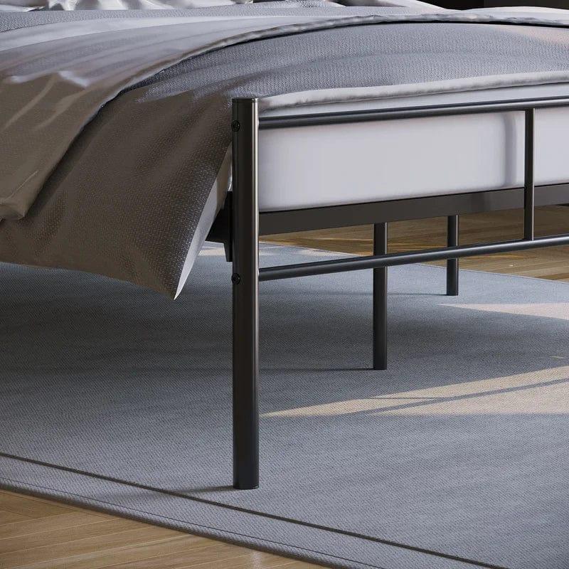 Dorset Metal Bed With Metal Slats & Centre Support Legs - Ouch Cart 