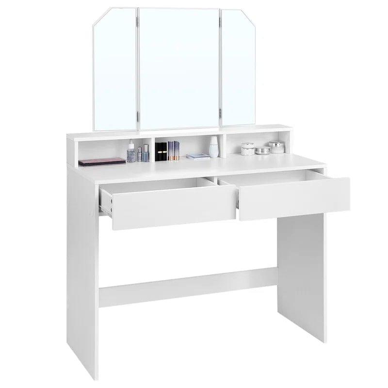Doubloon Cove Dressing Table with Mirror - Ouch Cart 