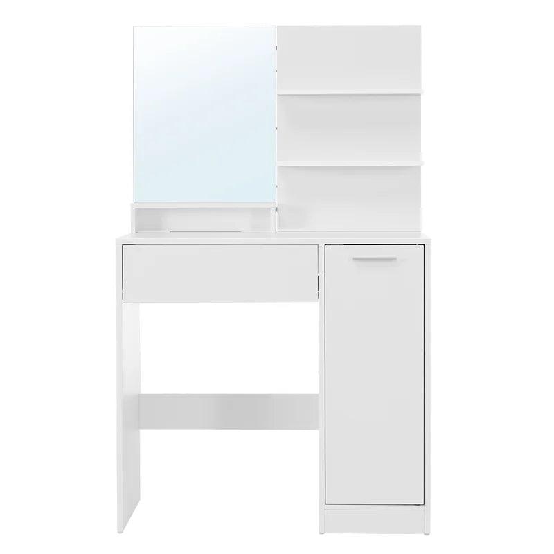 Clara Dressing Table with Mirror - Ouch Cart 