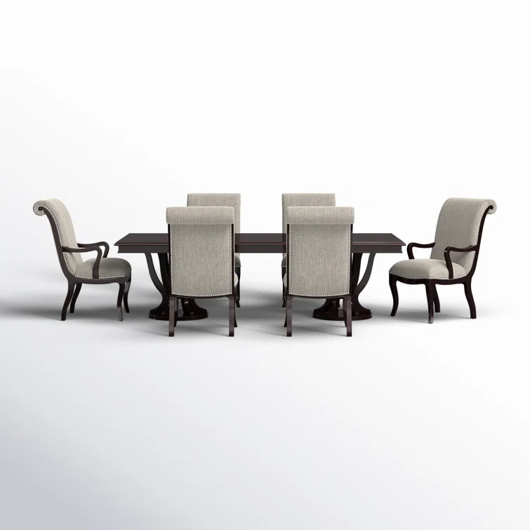 "8-Piece Dining Set: Elegant and Spacious for Memorable Gatherings"