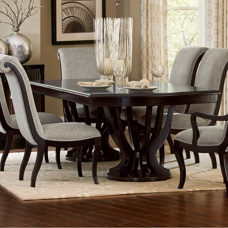 "8-Piece Dining Set: Elegant and Spacious for Memorable Gatherings"