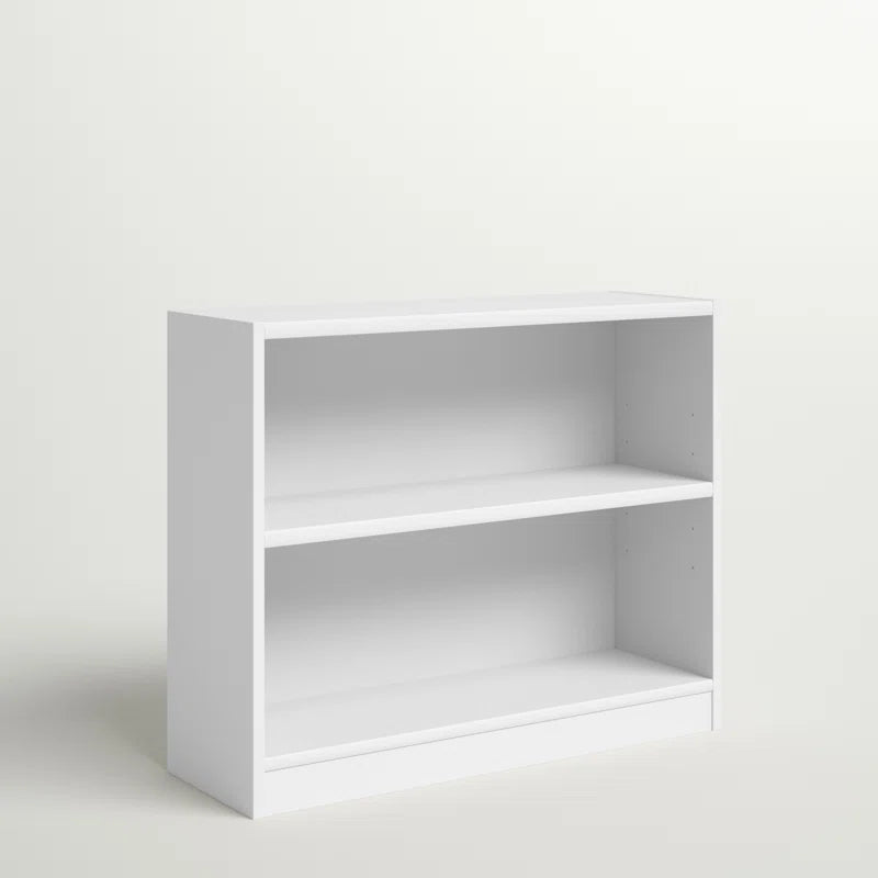Small 2 Shelf Bookcase, Storage and Display Bookshelf for Home Office and Living Room