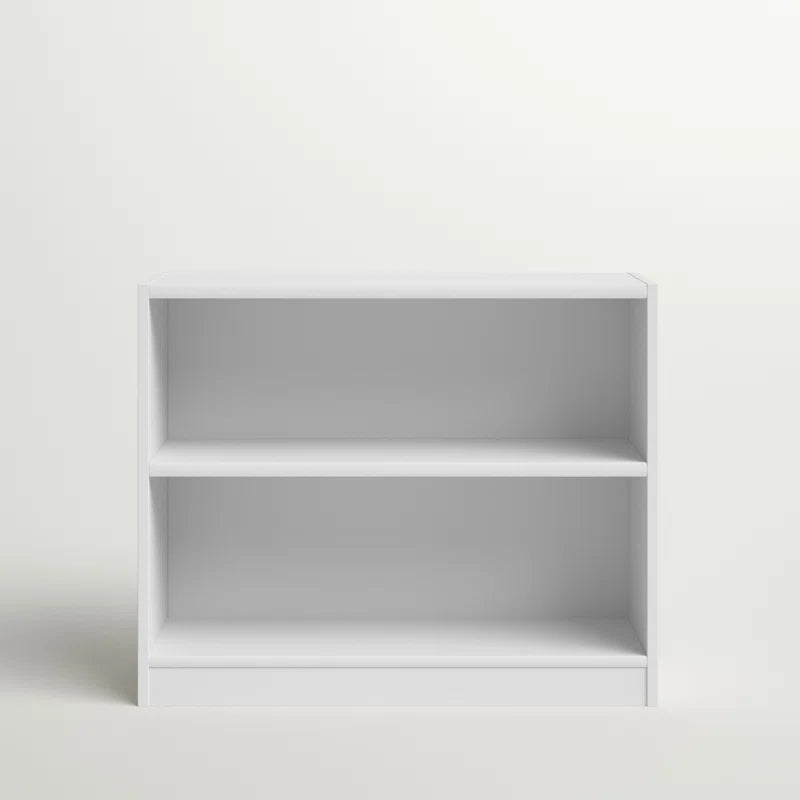Small 2 Shelf Bookcase, Storage and Display Bookshelf for Home Office and Living Room