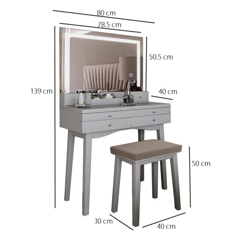 Miyu Table with Mirror - Ouch Cart 