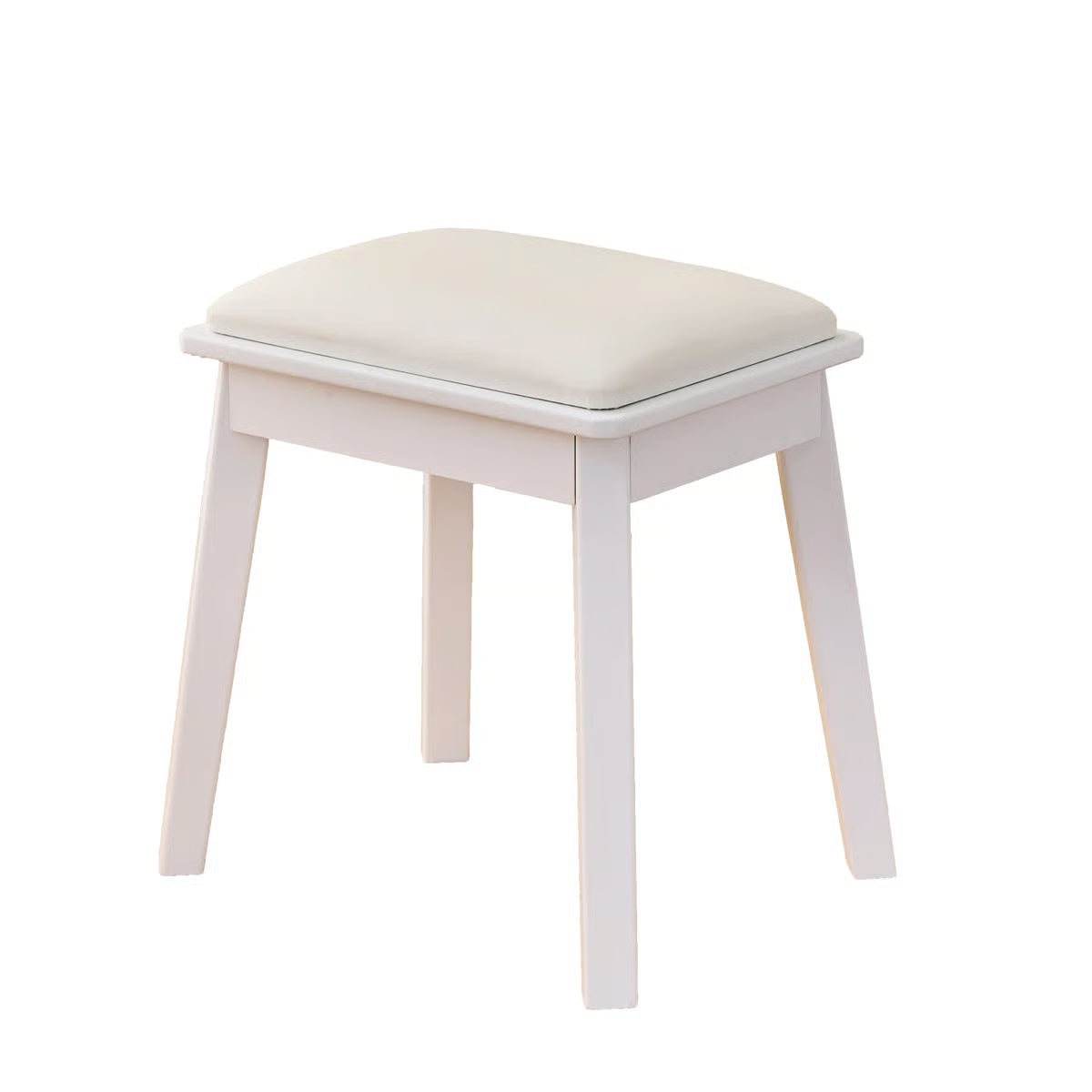 Dufault 45.5'' Modern Makeup Vanity Set With Mirror And Stool