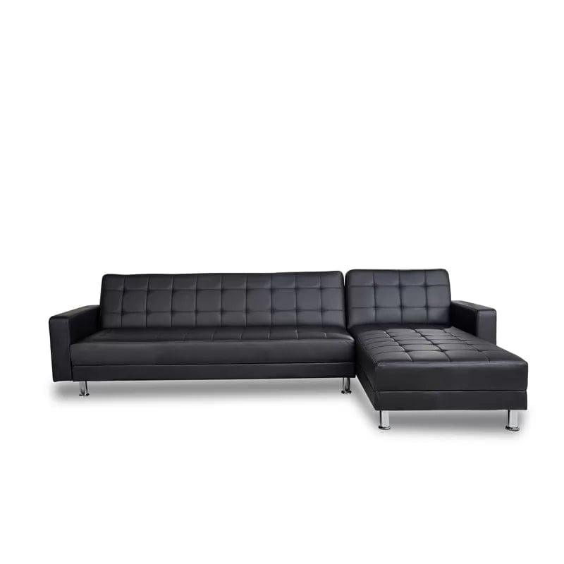 Duplantis Vegan Leather Corner Sofa - Ouch Cart 