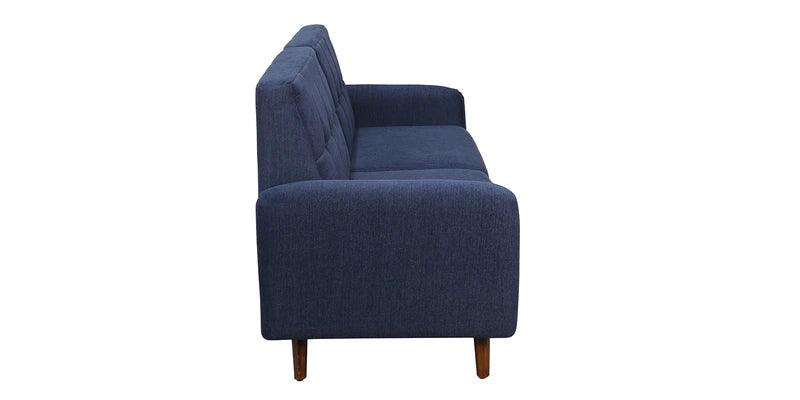 Fabric 3 Seater Sofa in Navy Blue Colour - Ouch Cart 