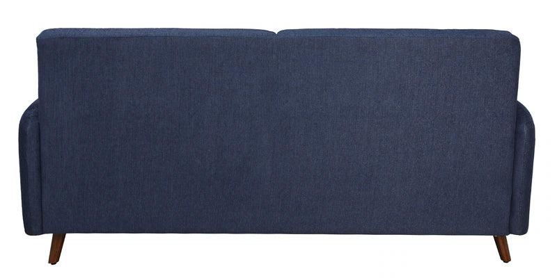 Fabric 3 Seater Sofa in Navy Blue Colour - Ouch Cart 