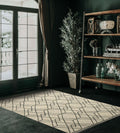 Ivory Wool Vista 4x6 Feet  Hand-Tufted Carpet - Rug