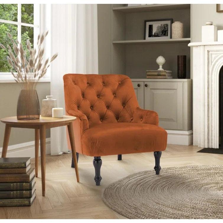 Edgeley Wide Tufted Armchair - Ouch Cart 