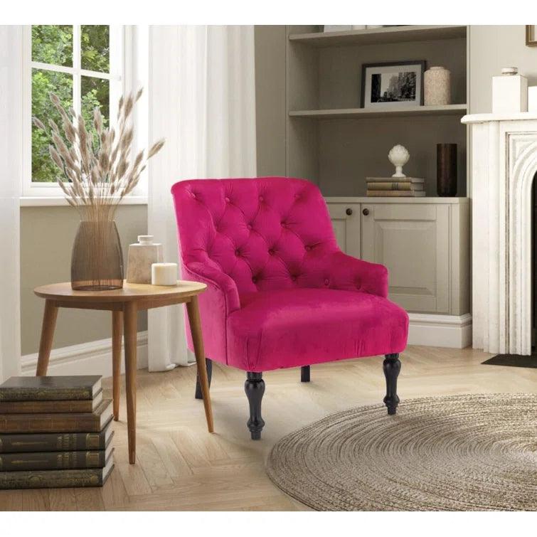 Edgeley Wide Tufted Armchair - Ouch Cart 