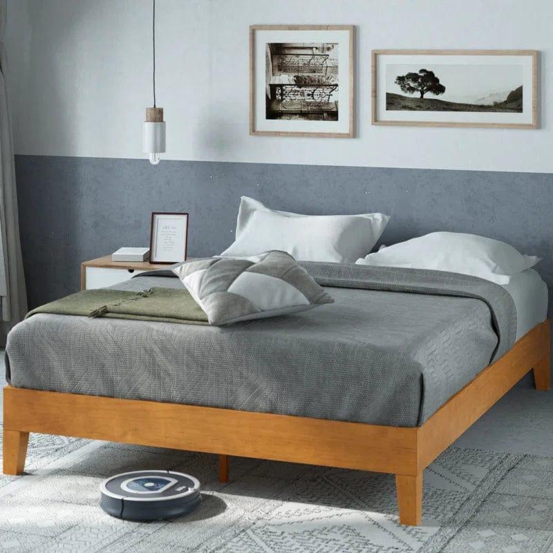 Elara Deluxe Solid Wood Bed Frame - Ouch Cart 