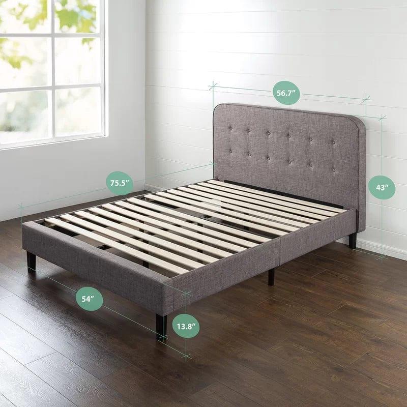 Electra Upholstered Platform Bed - Ouch Cart 