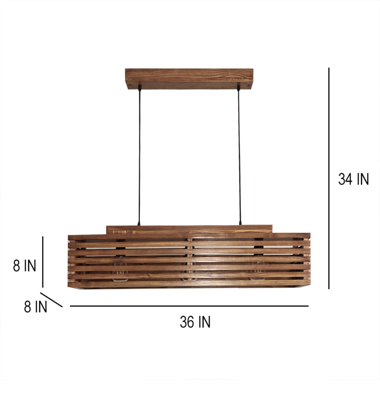 Elegant Centrum Brown Series Hanging Lamp (BULB NOT INCLUDED)