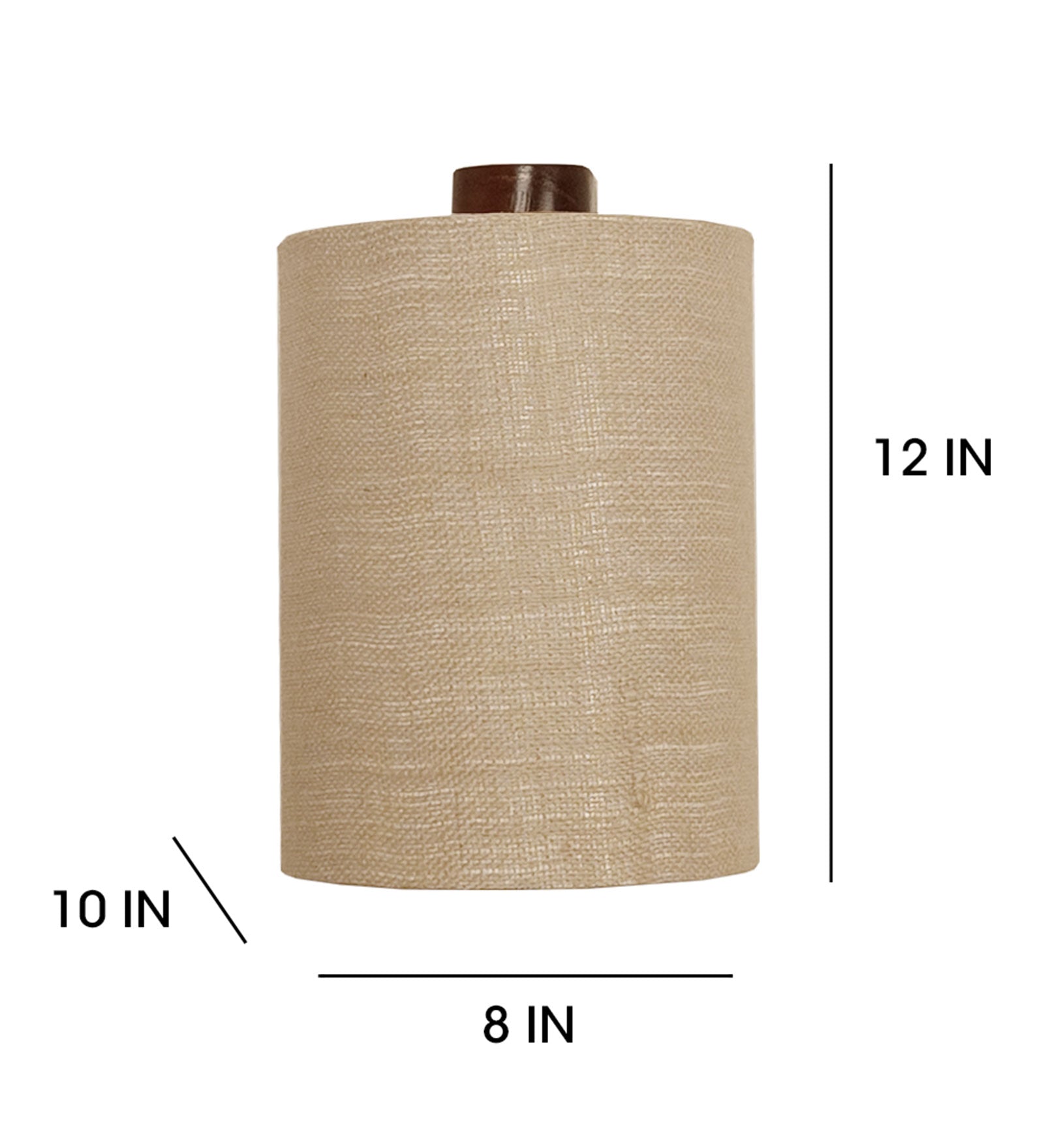 Elementary Brown Wooden Wall Light (BULB NOT INCLUDED)