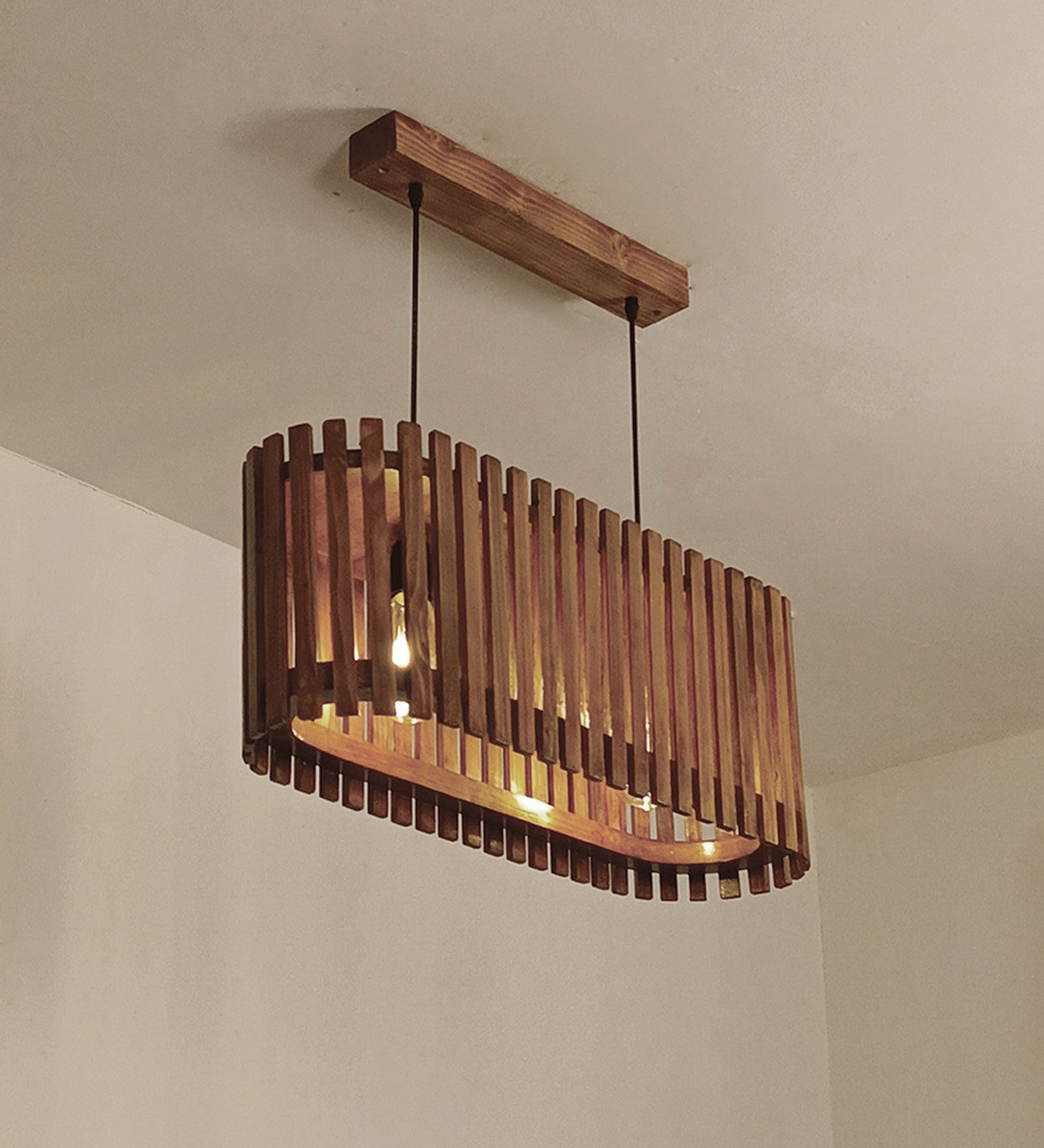 Elora 24 Centrum Wooden 2 Series Hanging Lamp (BULB NOT INCLUDED)