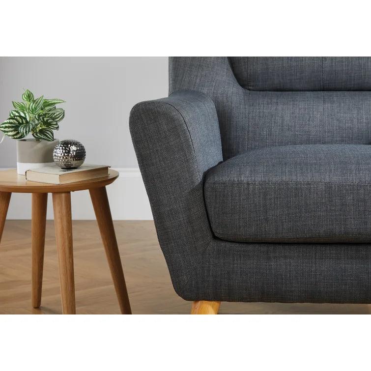 Farner Wide Tufted Velvet Armchair - Ouch Cart 