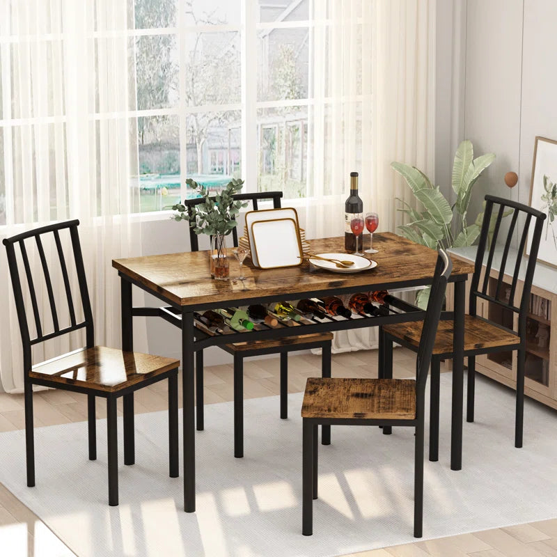 "5-Piece Dining Set: Stylish and Functional for Every Meal"