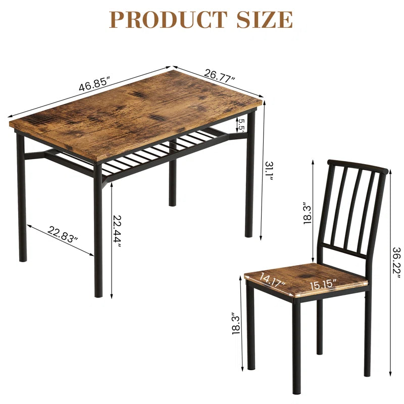 "5-Piece Dining Set: Stylish and Functional for Every Meal"