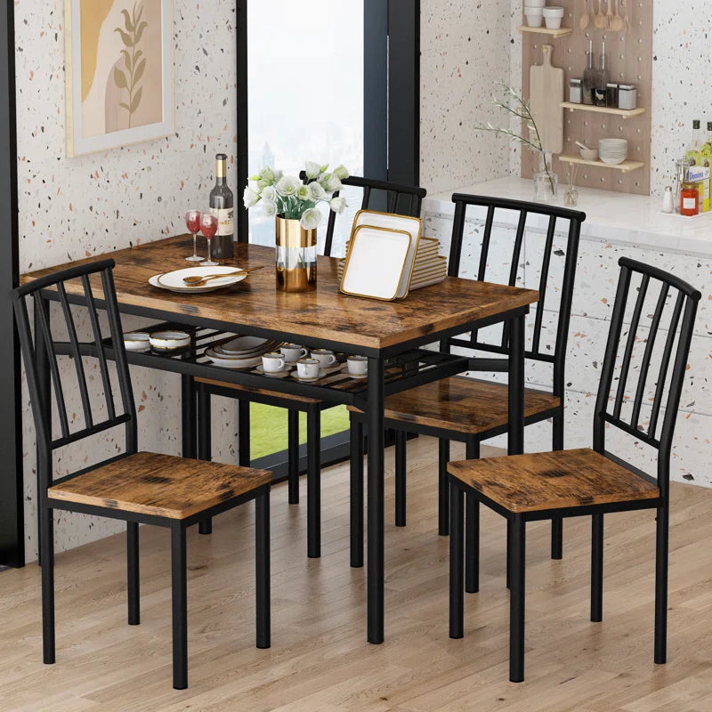 "5-Piece Dining Set: Stylish and Functional for Every Meal"